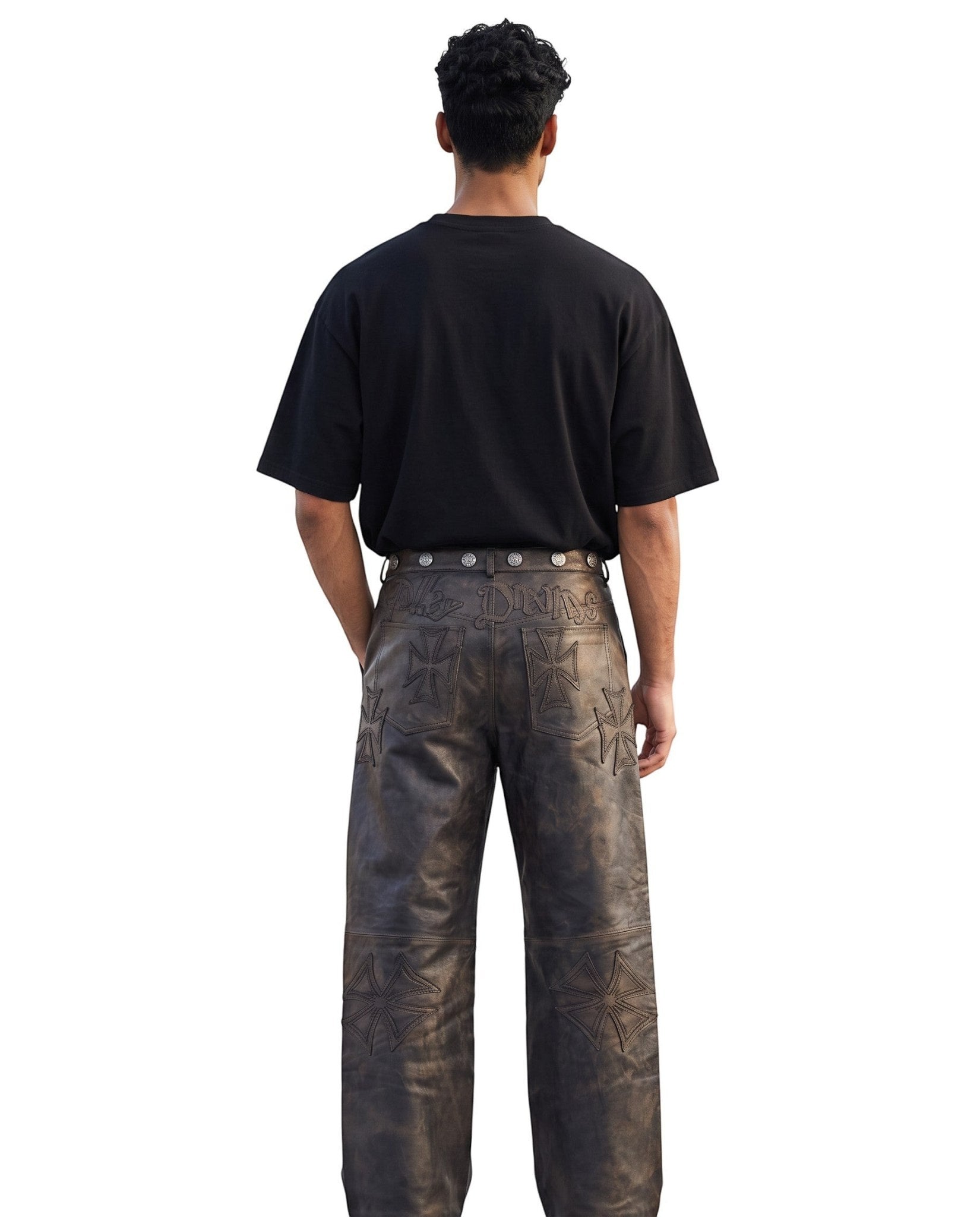 VALE DREAMS CARPENTER CROXXX LEATHER PANTS