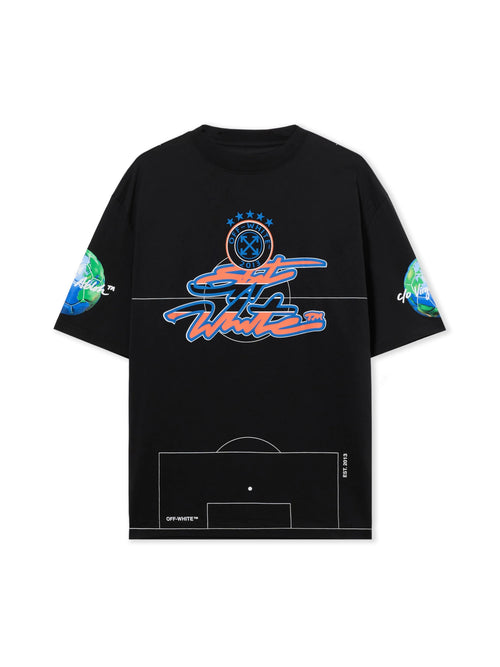 OFF WHITE SOCCER '26 ARROW SKATE T-SHIRT BLACK