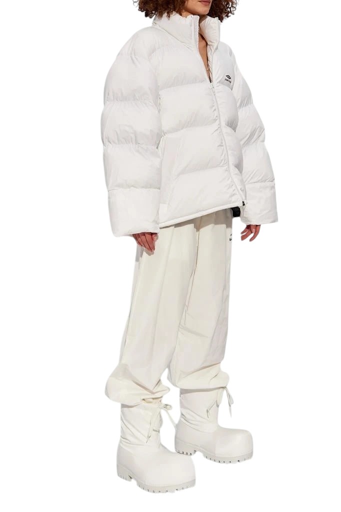 BALENCIAGA SKIWEAR DOWN OVERSIZE JACKET WHITE