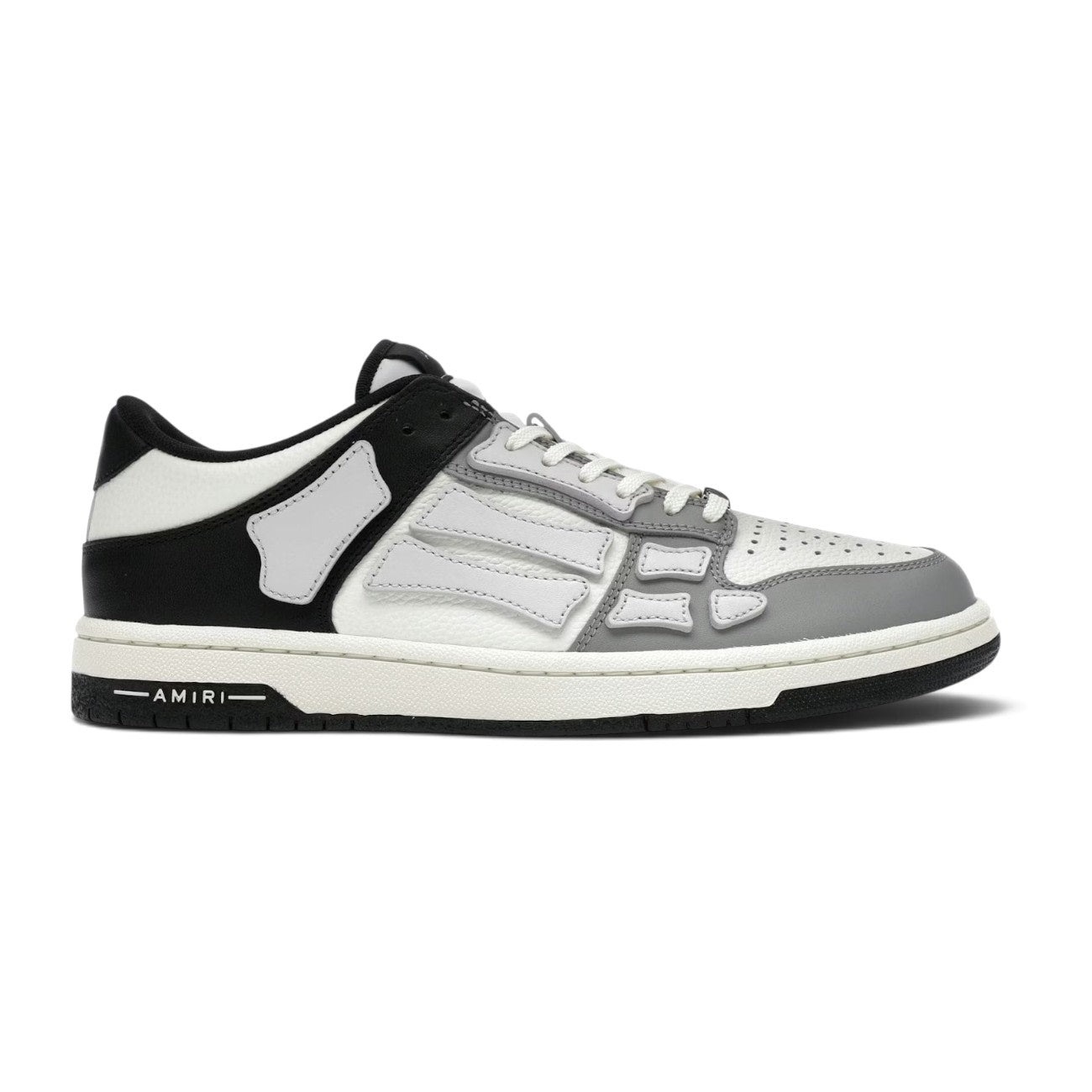 AMIRI SKEL LOW TOPS BLACK GREY
