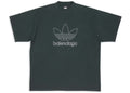 BALENCIAGA ADIDAS GREEN OVERSIZED T-SHIRT