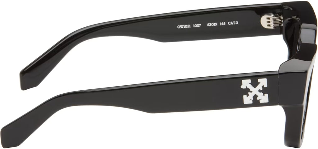 OFF WHITE BLACK ROCHESTER SUNGLASSES