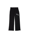 AMIRI BLACK & WHITE ANGEL LOGO SWEATPANTS