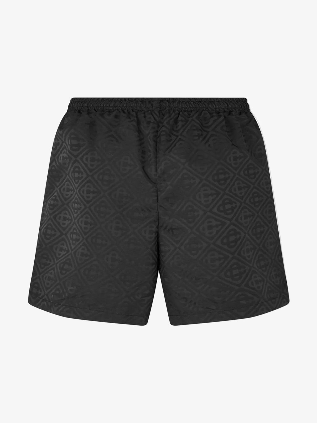 CASABLANCA BLACK MONOGRAM SWIMSHORT