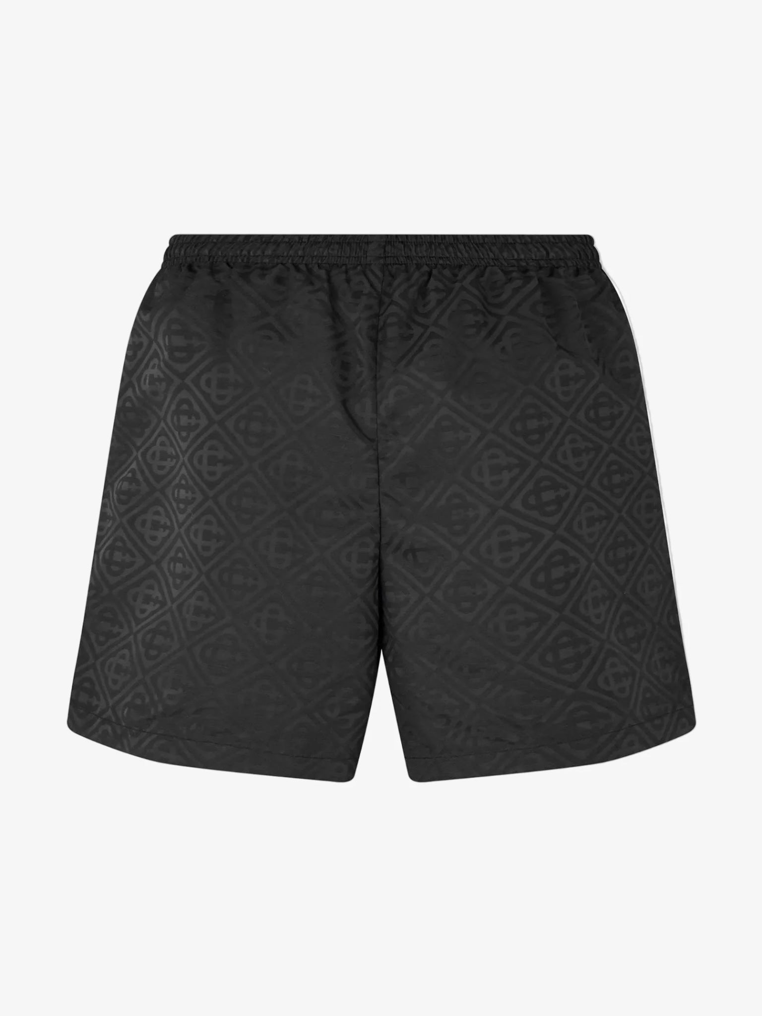 CASABLANCA BLACK MONOGRAM SWIMSHORT