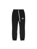 AMIRI CHERUB LOGO CRYSTAL SWEATPANTS BLACK