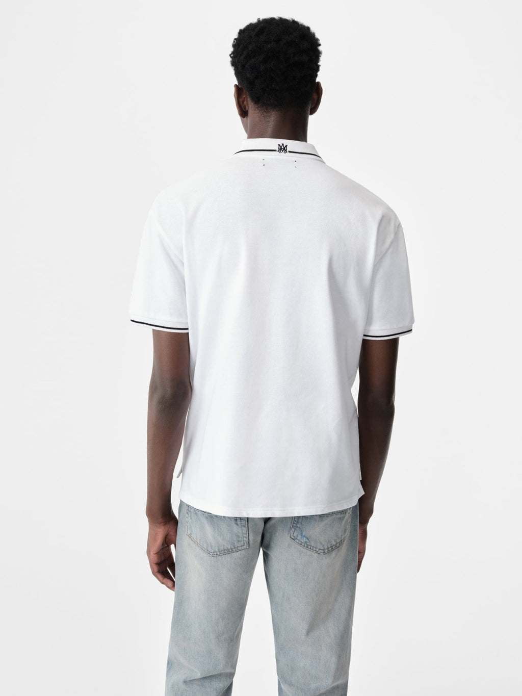 AMIRI MA CORE LOGO POLO WHITE