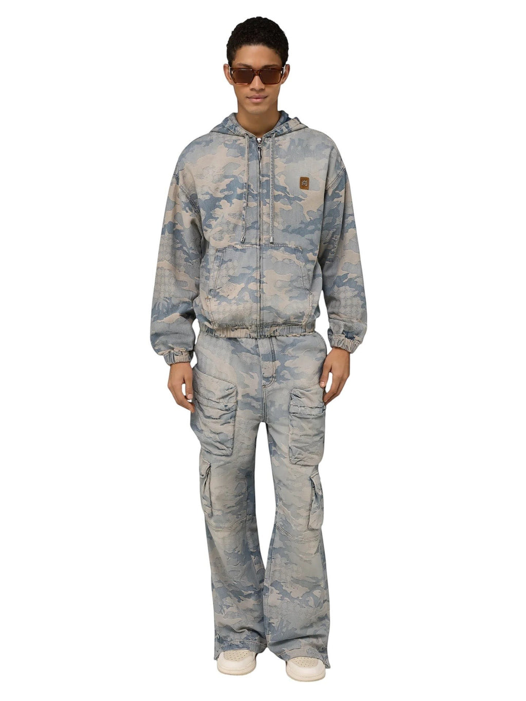 AMIRI CAMO JACQUARD BAGGY CARGO JEAN