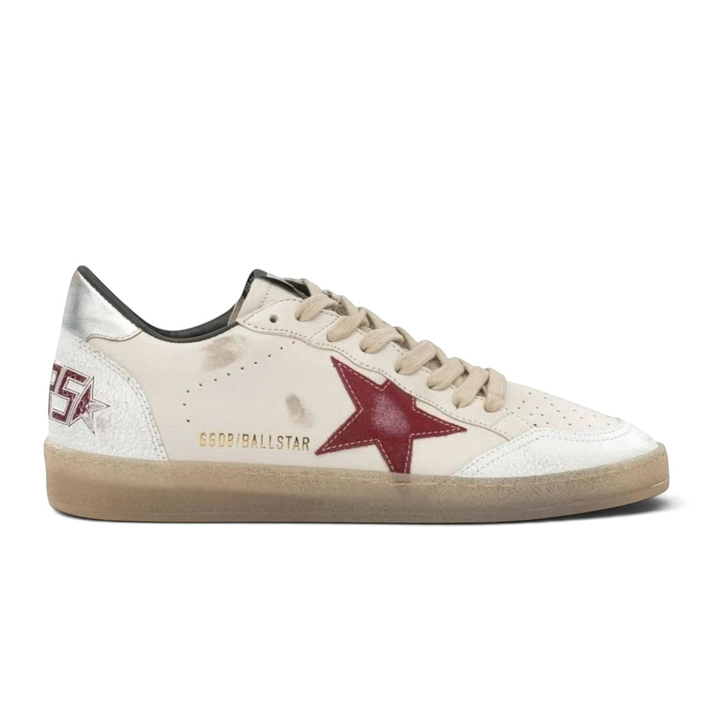 GOLDEN GOOSE BALLSTAR SNEAKER RED CREAM