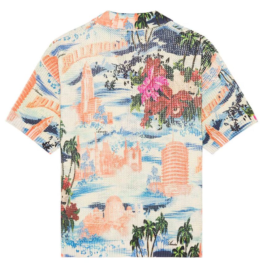 AMIRI CITYSCAPE KNIT SHIRT