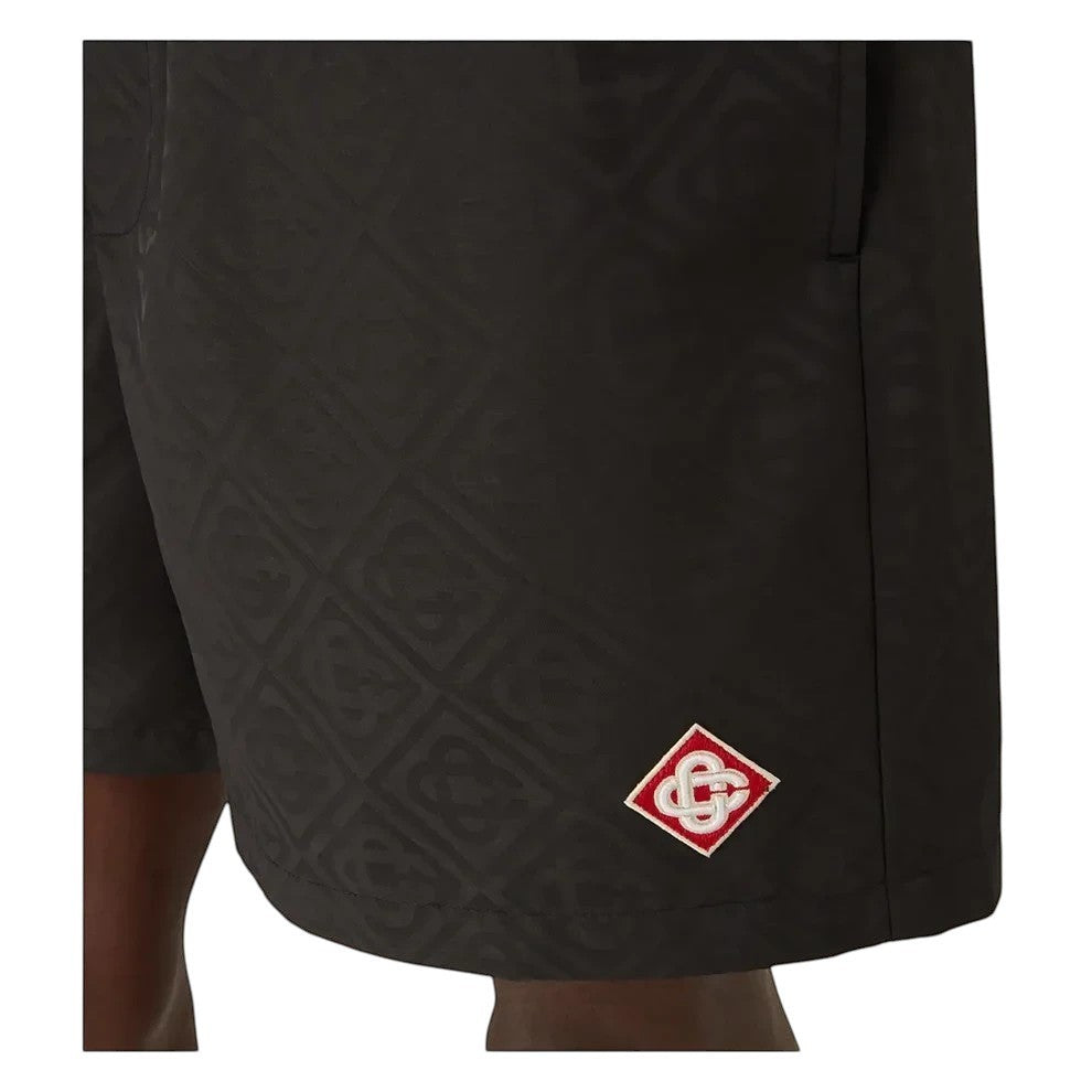 CASABLANCA BLACK MONOGRAM SWIMSHORT Men - Shorts