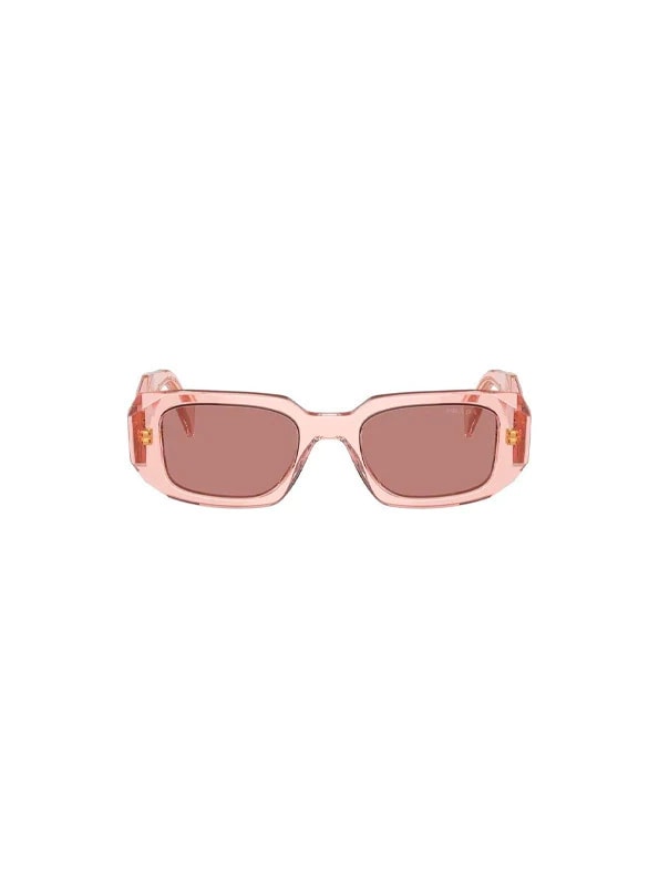 PRADA TRANSPARENT PINK SYMBOLE SUNGLASSES