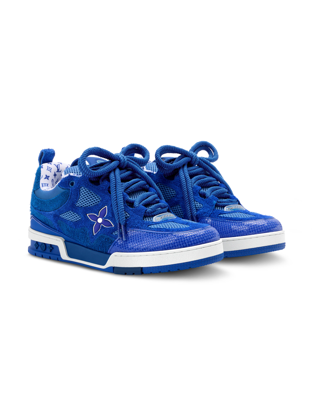LOUIS VUITTON LV SKATE BLUE SUEDE