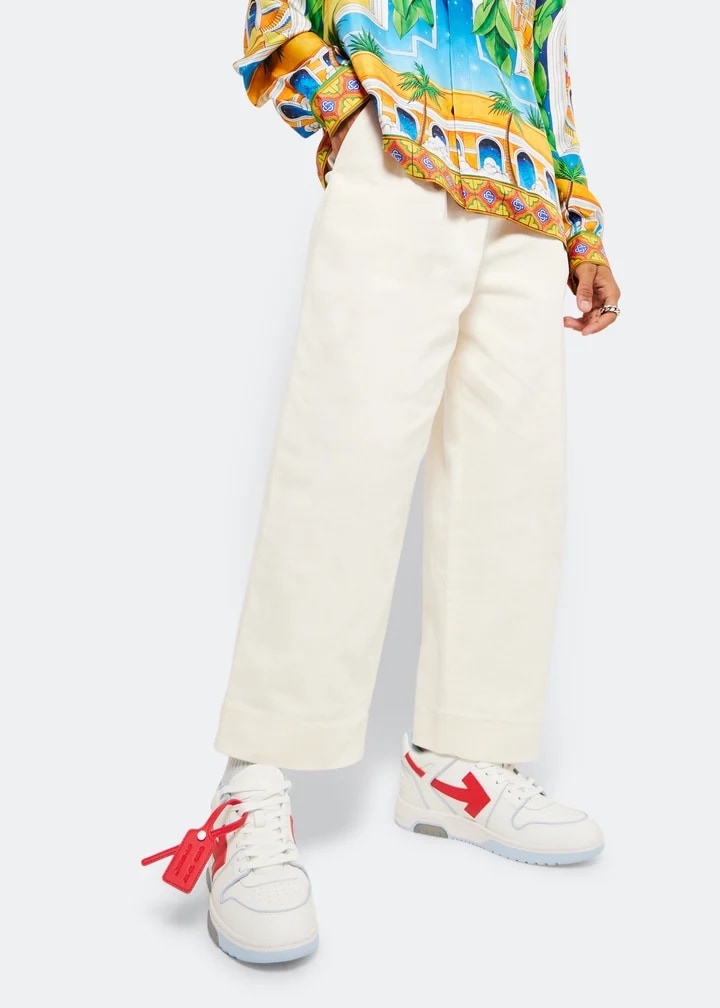 OFF WHITE OUT OF OFFICE OUTLINED LIGHT BLUE