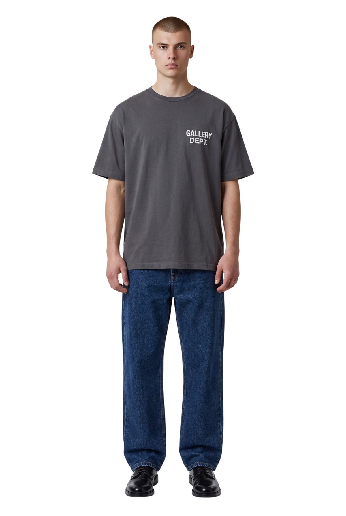 GALLERY DEPT. WASHED BLACK T-SHIRT