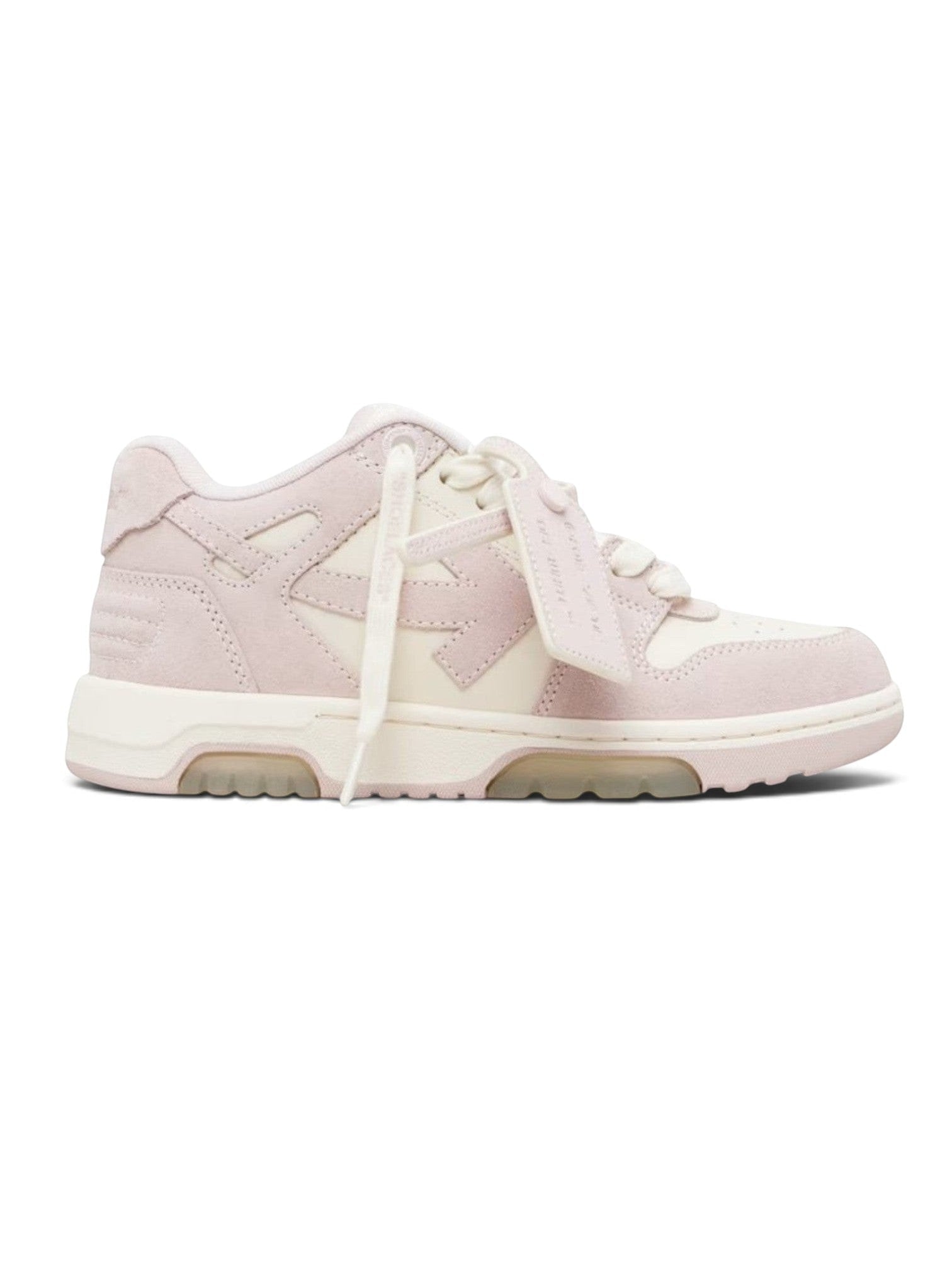 OFF WHITE OUT OF OFFICE SUEDE PINK