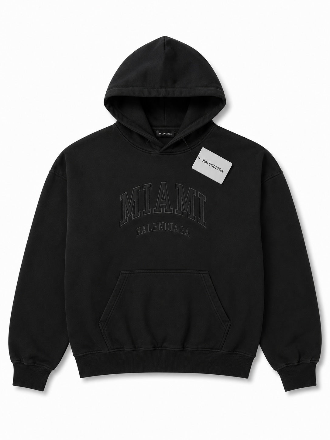 BALENCIAGA MIAMI BLACK HOODIE