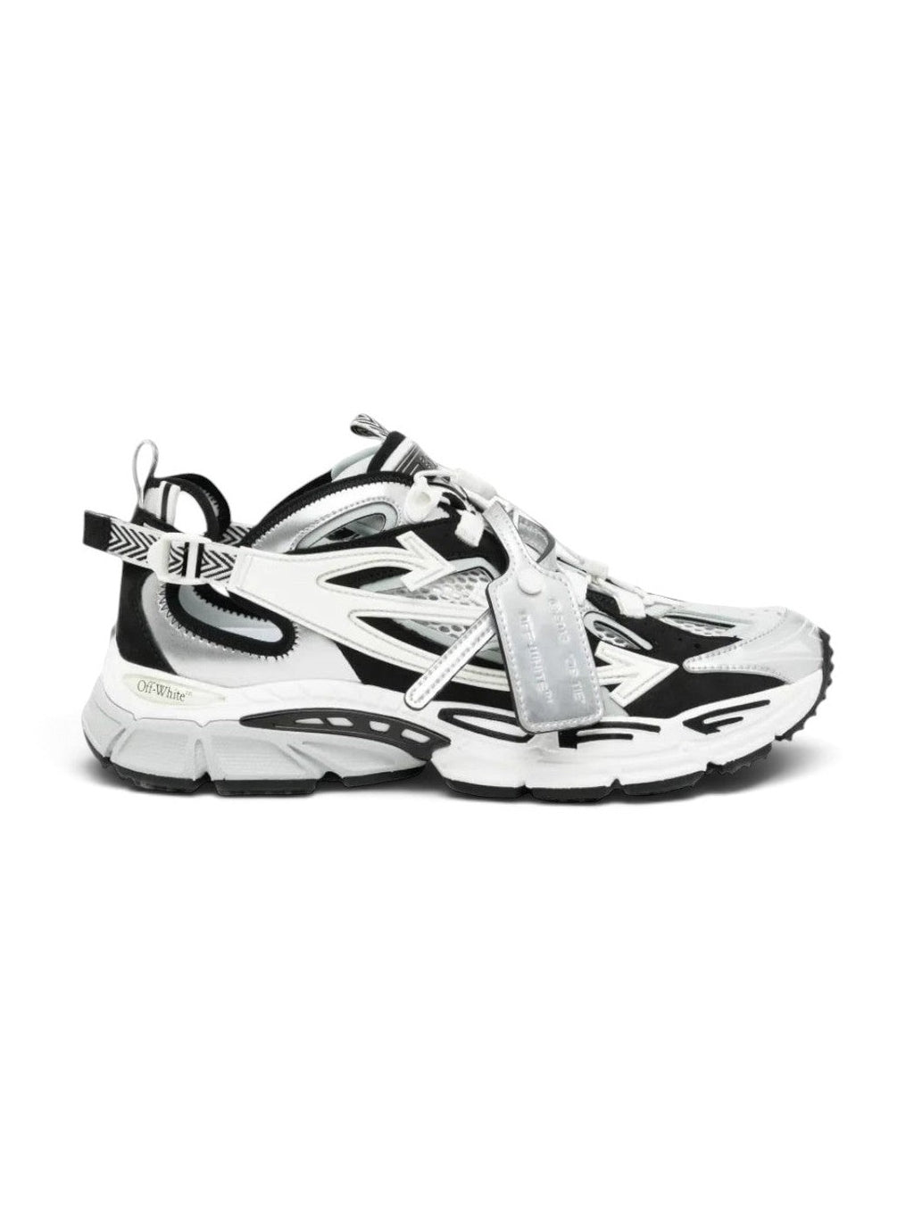 OFF WHITE BE RIGHT BACK OPEN SILVER BLACK