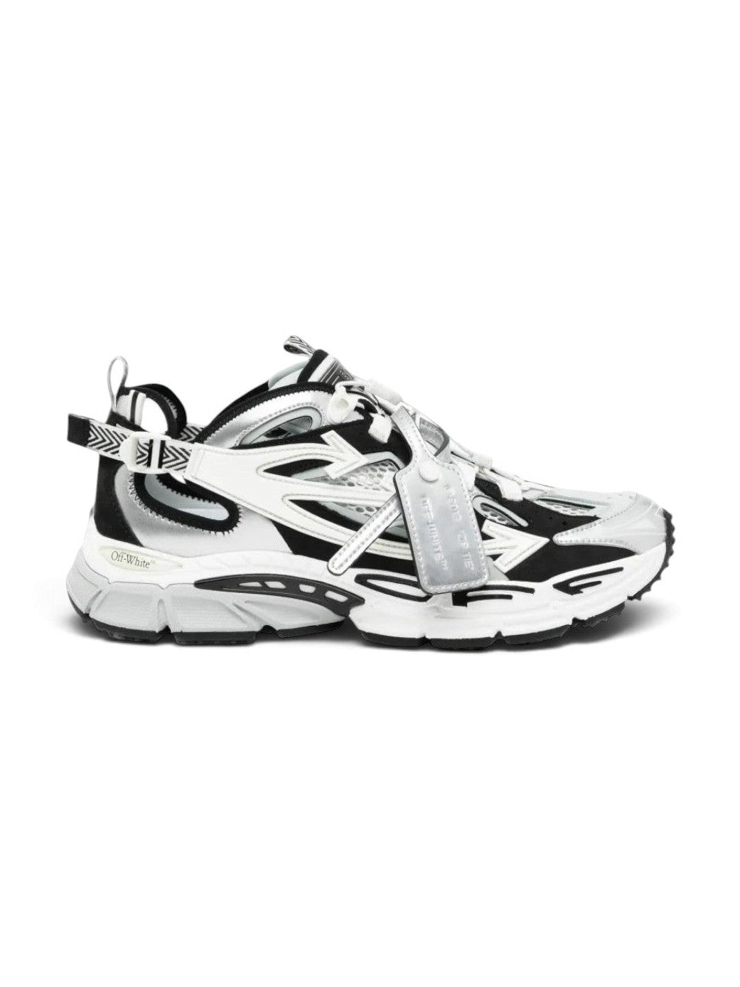OFF WHITE BE RIGHT BACK OPEN SILVER BLACK