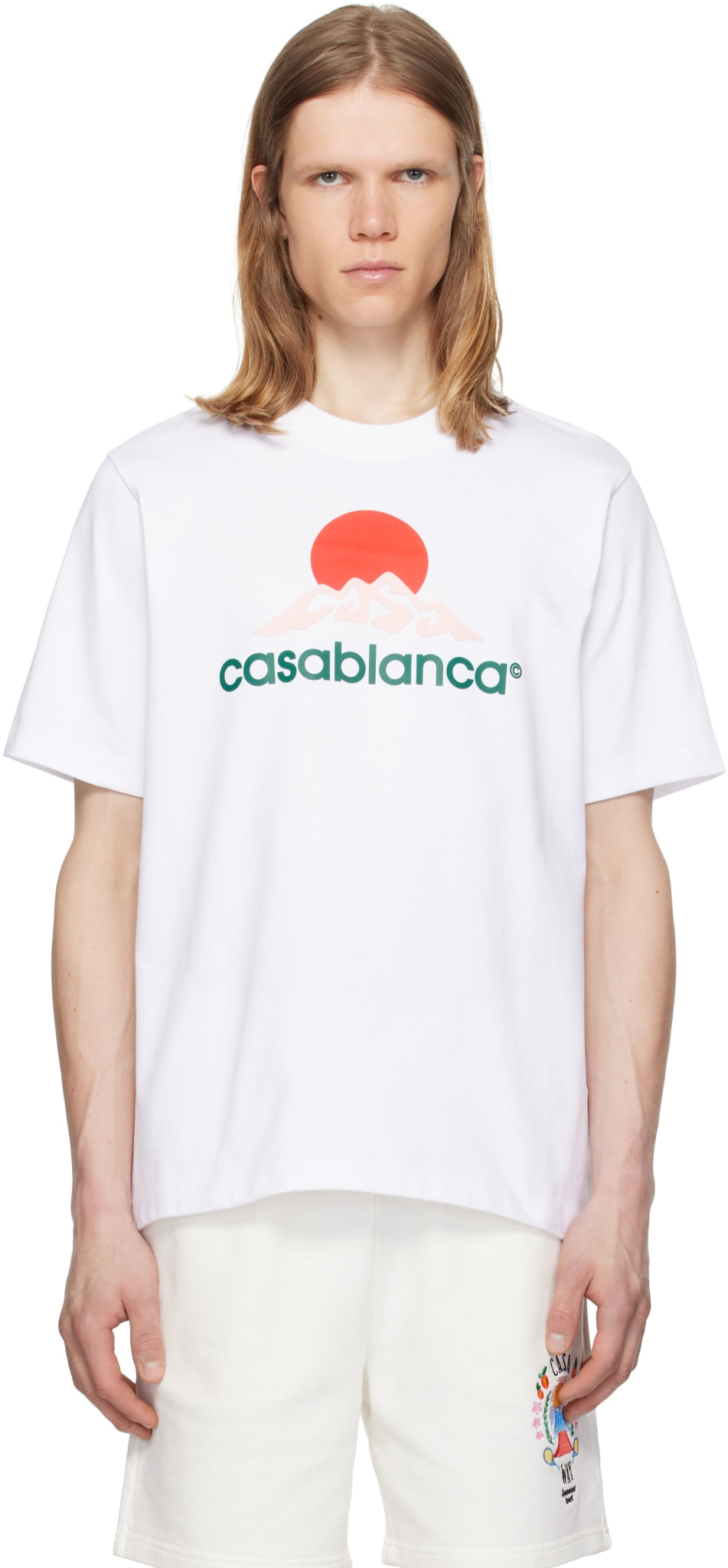 CASABLANCA MONTAGNE T-SHIRT WHITE