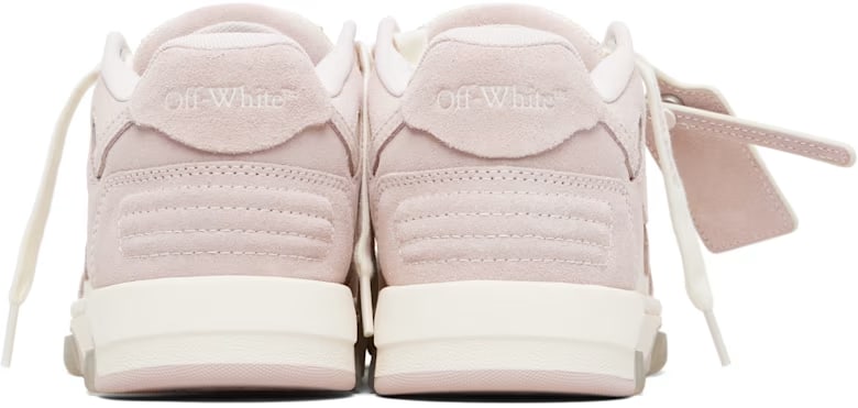 OFF WHITE OUT OF OFFICE SUEDE PINK