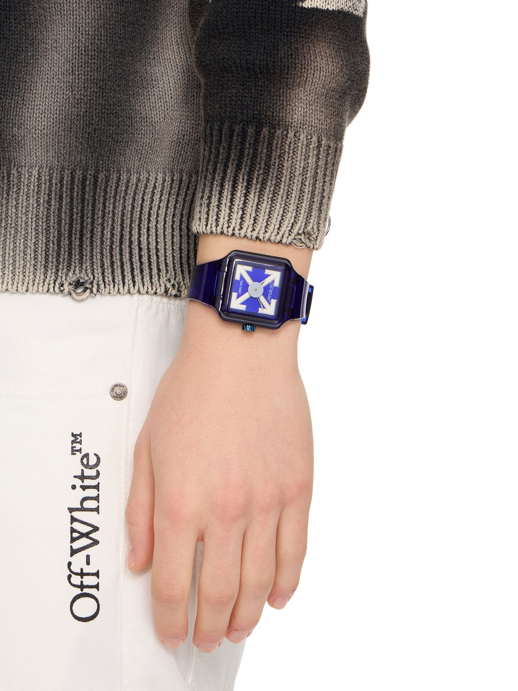 OFF WHITE PROTO 01 WATCH BLUE