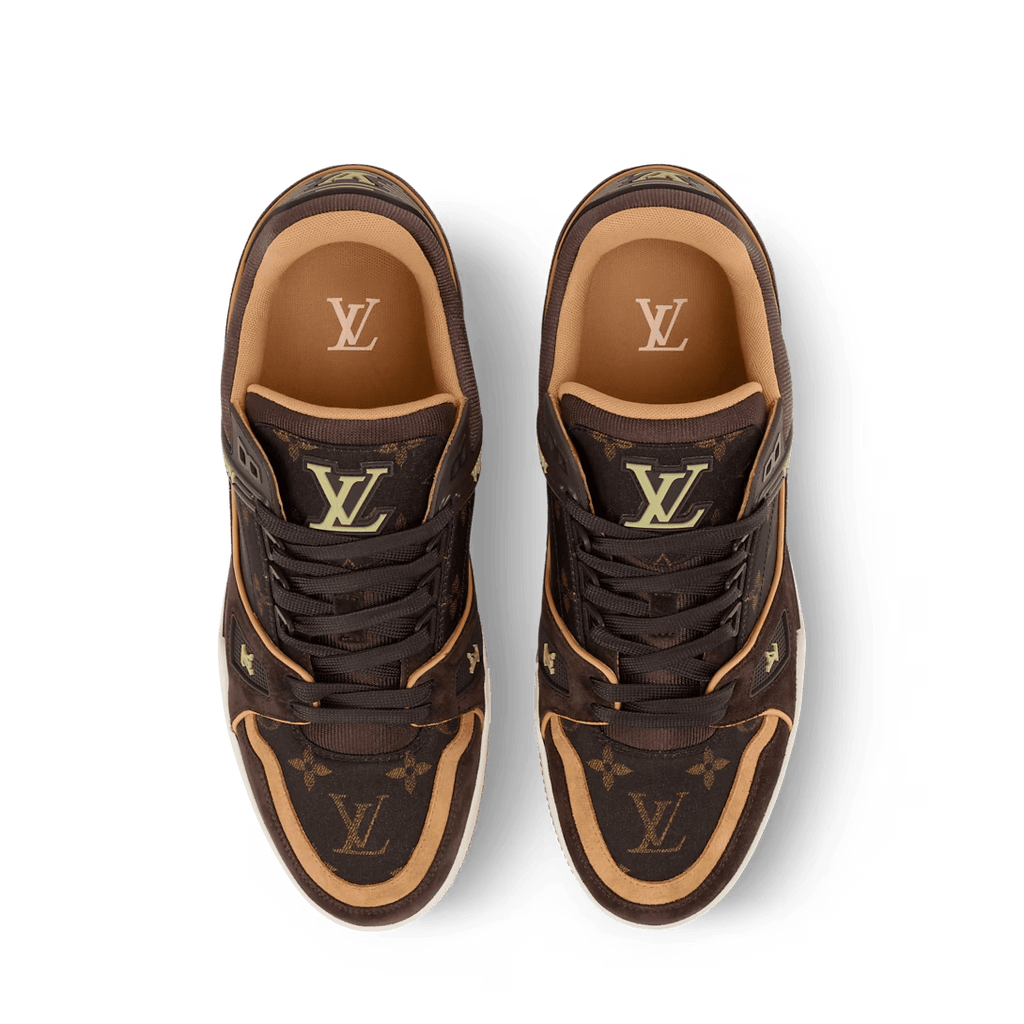 LOUIS VUITTON TRAINER BROWN SS26