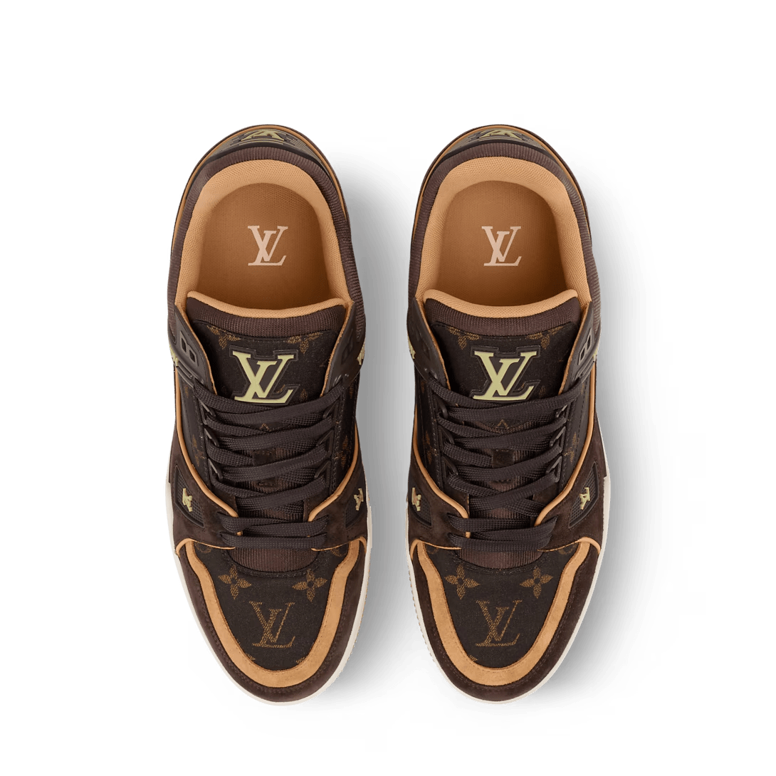 LOUIS VUITTON TRAINER BROWN SS26