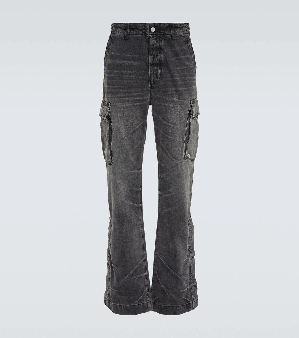AMIRI M65 CARGO DENIM WASHED BLACK