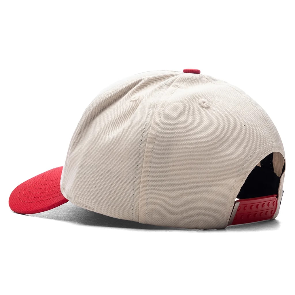 AMIRI MA LOGO ALABASTER RED HAT
