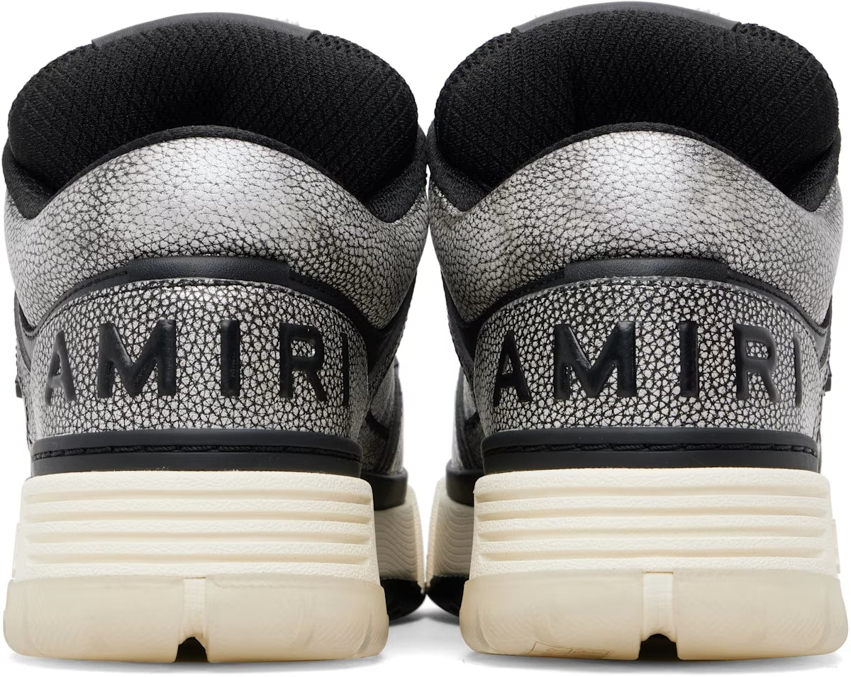 AMIRI MA-1 PEBBLED SILVER BLACK