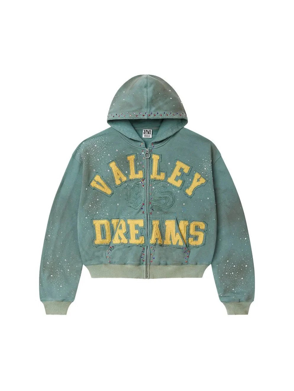 VALLEY DREAMS ZIP UP BANK GREEN