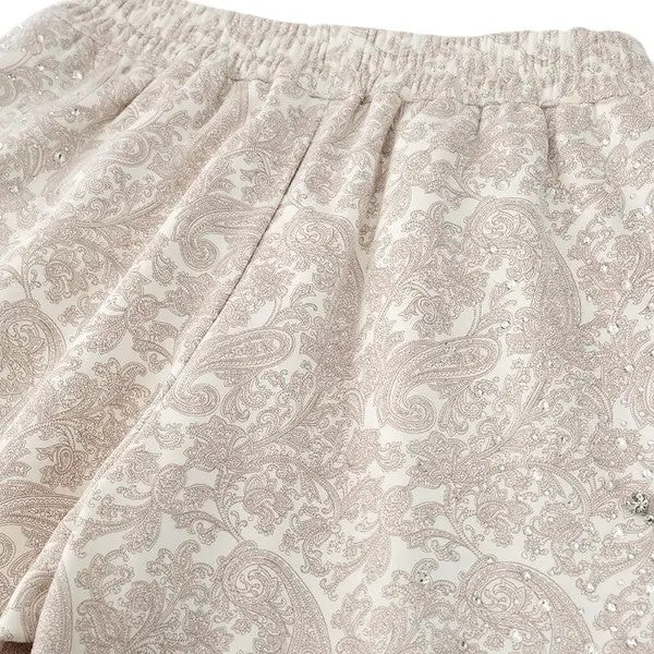 BIRTH OF ROYAL CHILD CASHEW BLOSSOM PEARL-EMBELLISHED SWEATPANTS