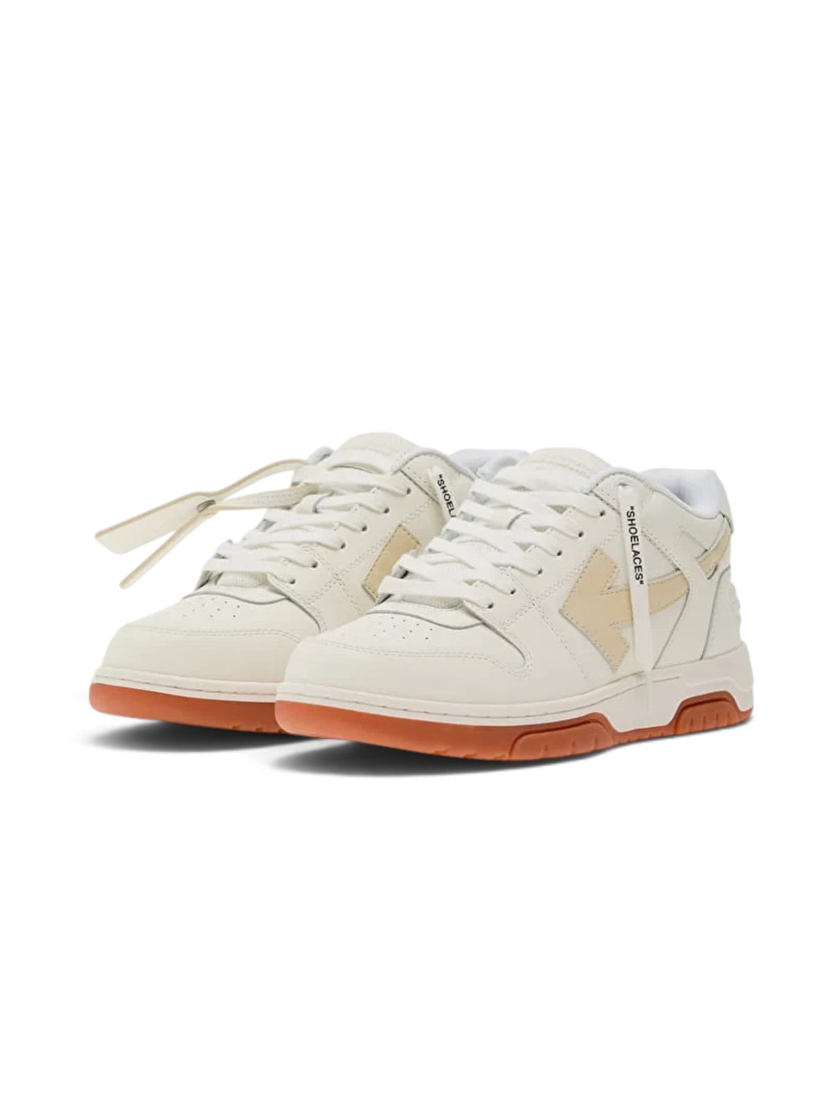 OFF WHITE OUT OF OFFICE WHITE BIEGE GUM
