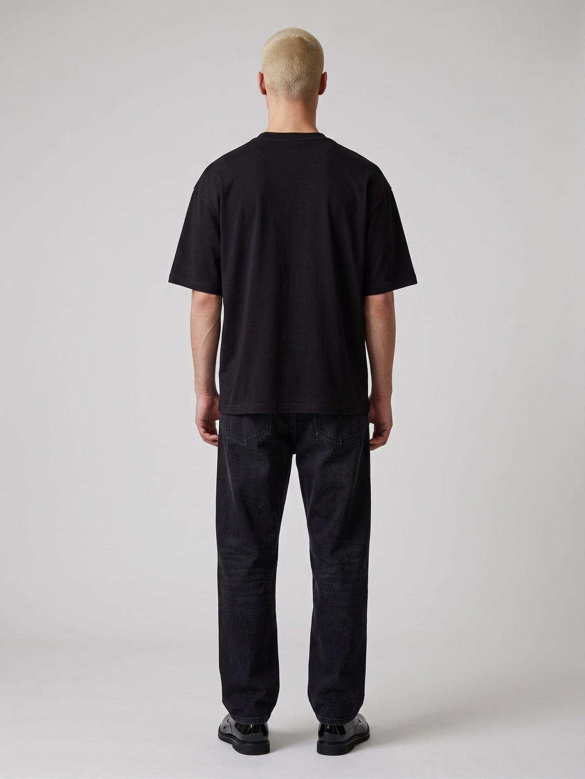 AMIRI MA LOGO EMBROIDERED T-SHIRT BLACK