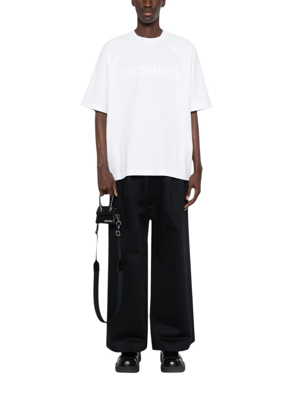 JACQUEMUS BIG LOGO T SHIRT WHITE