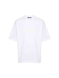 JACQUEMUS BIG LOGO T SHIRT WHITE