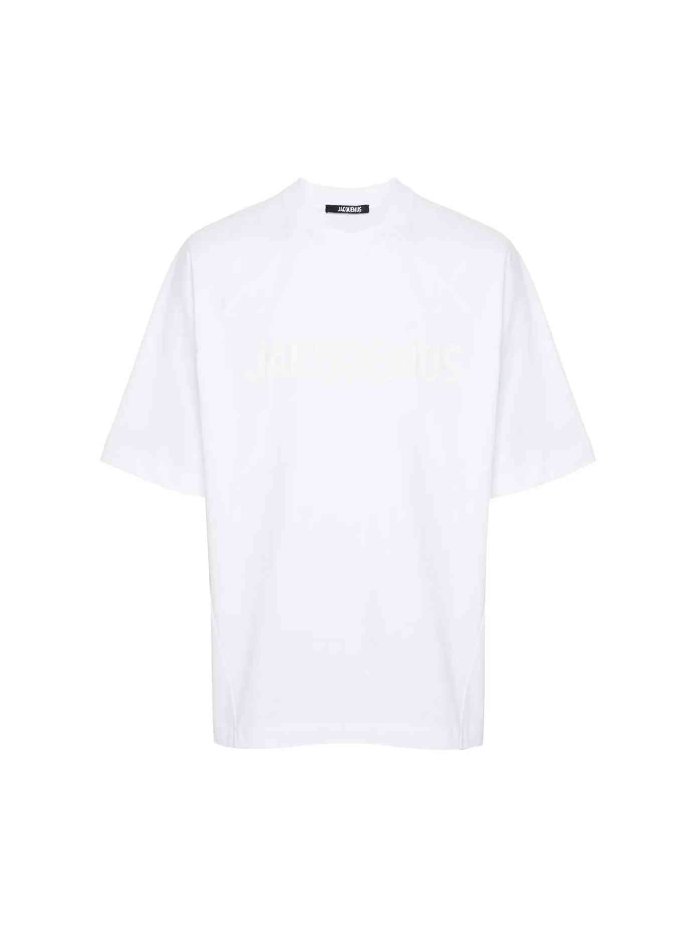 JACQUEMUS BIG LOGO T SHIRT WHITE
