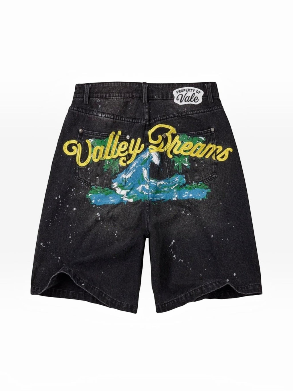 VALLEY FOREVER PARADISE JORTS BLACK