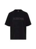 JACQUEMUS BIG LOGO T SHIRT BLACK