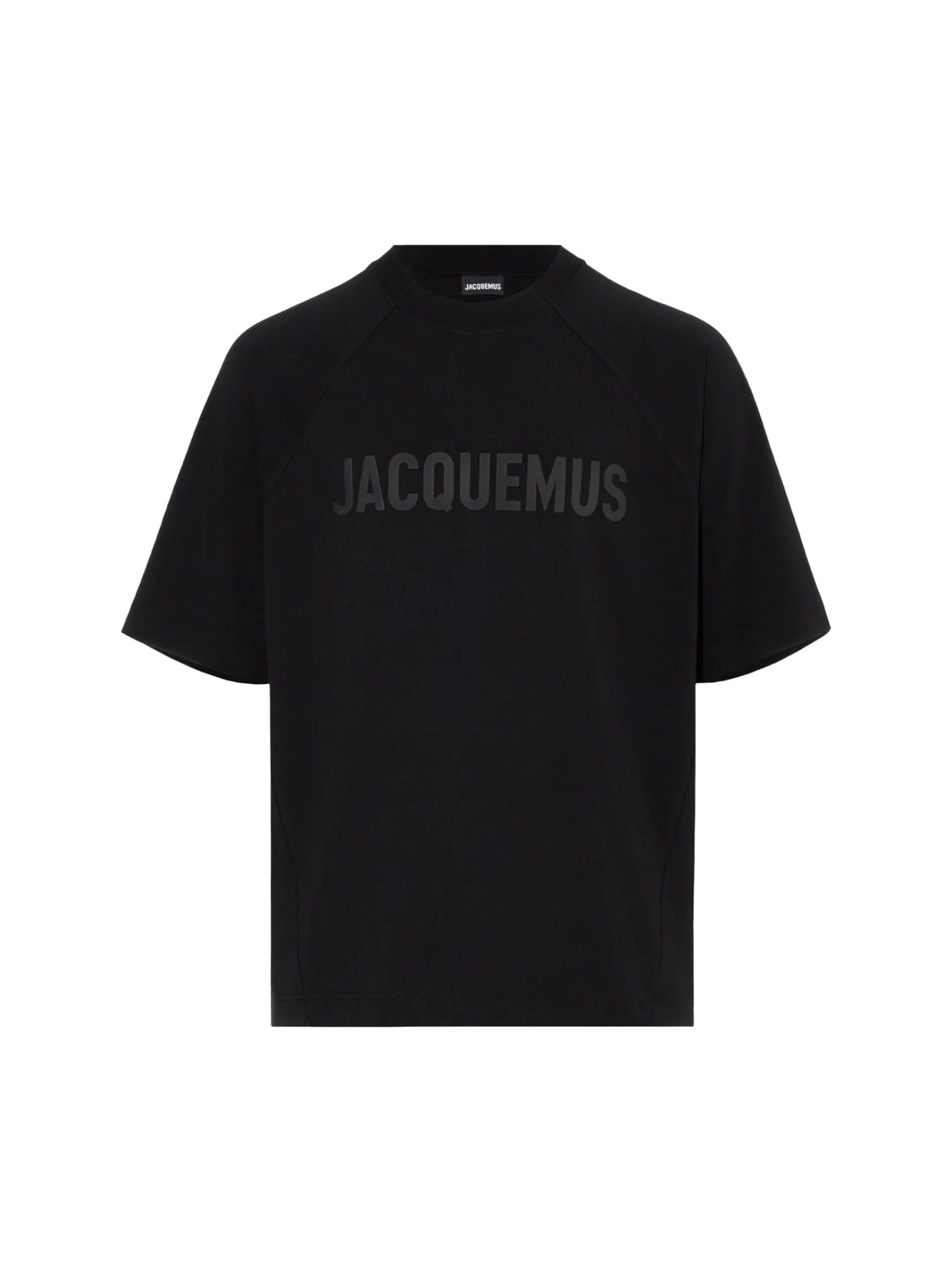 JACQUEMUS BIG LOGO T SHIRT BLACK