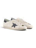 GOLDEN GOOSE HOMME SNEAKERS SUPERSTAR BEIGE BLEU NUIT
