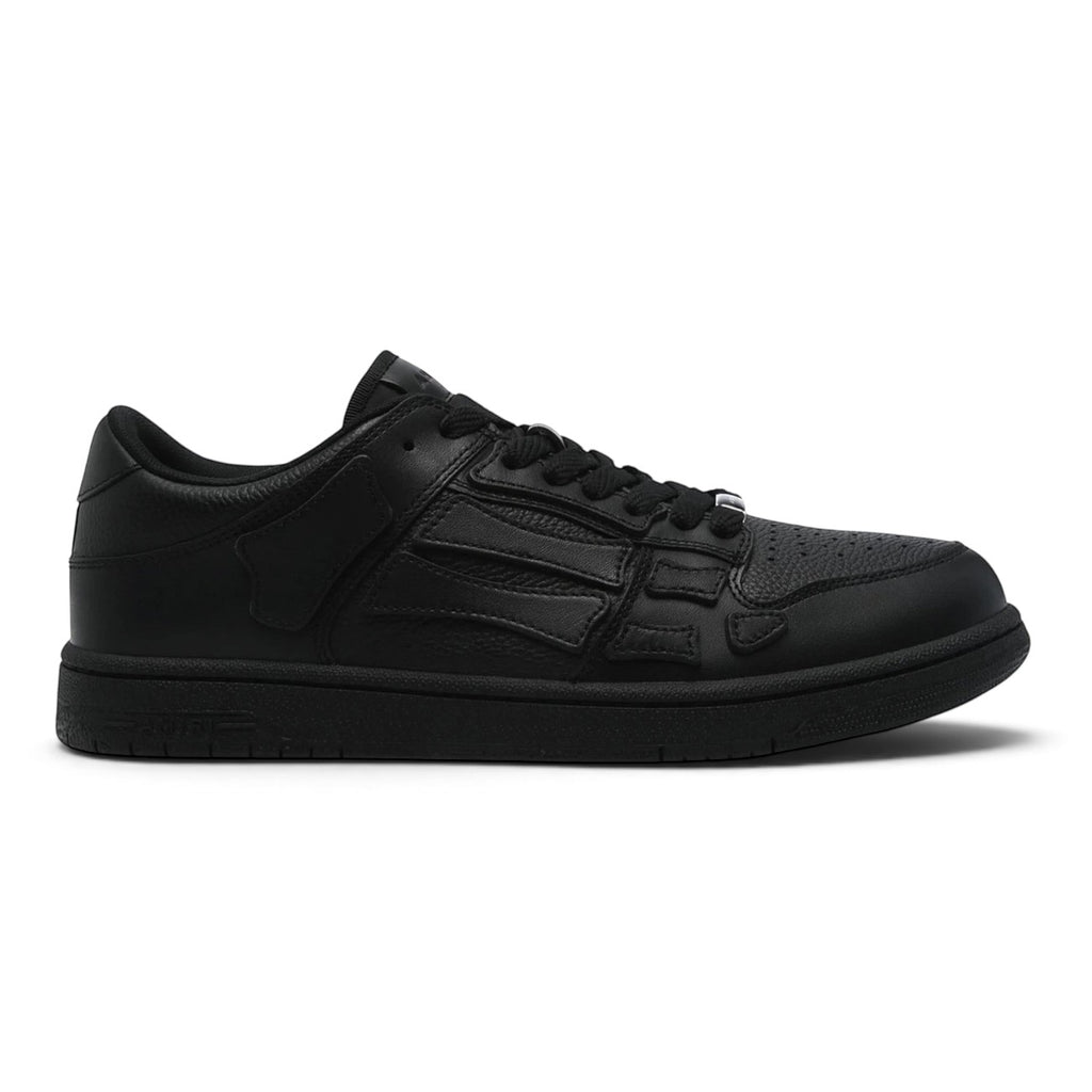 AMIRI SKEL TOP LOW TRIPLE BLACK