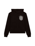 AMIRI RHINESTONE LOGO HOODIE BLACK