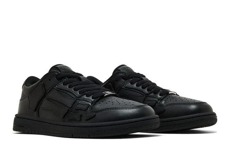 AMIRI SKEL TOP LOW TRIPLE BLACK