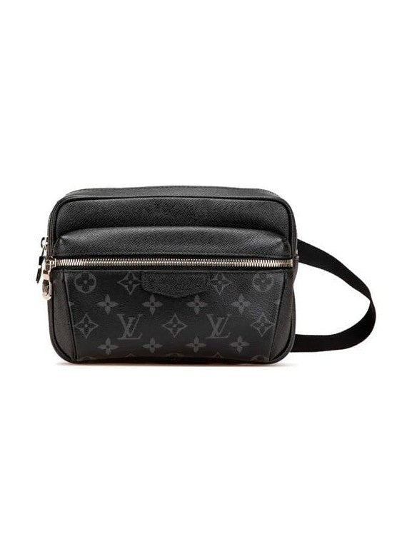 LOUIS VUITTON MONOGRAM MINI SHOULDER BAG LEATHER BLACK
