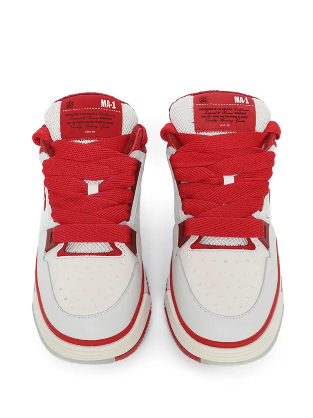 AMIRI MA-1 WHITE RED SNEAKERS