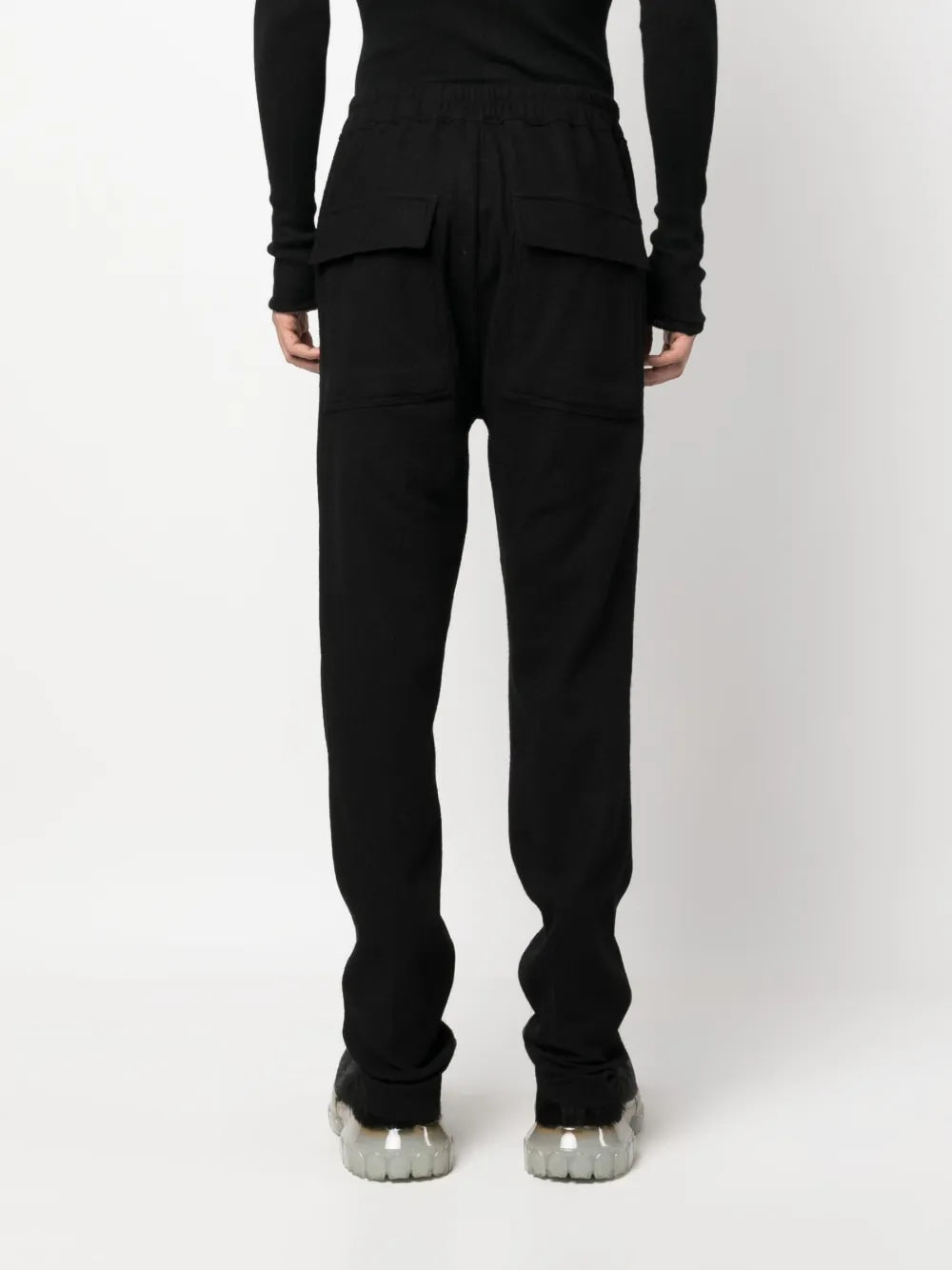 RICK OWENS ALL BLACK SWEATPANTS