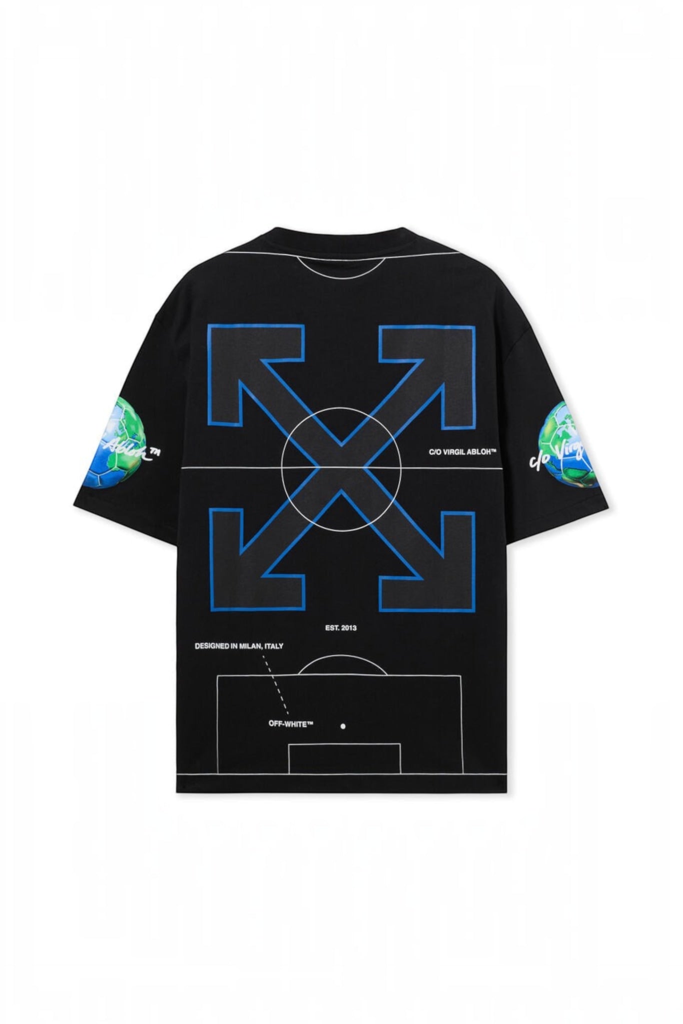 OFF WHITE SOCCER '26 ARROW SKATE T-SHIRT BLACK