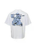 OFF WHITE BASEBALL ARROW SKATE T-SHIRT WHITE